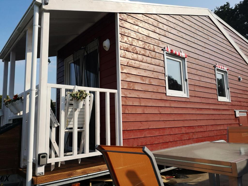 Balkón nebo terasa v ubytování tinyhouse-dangast 1