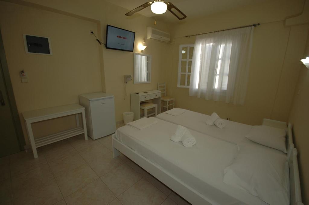 Postel nebo postele na pokoji v ubytování Pension Ocean View