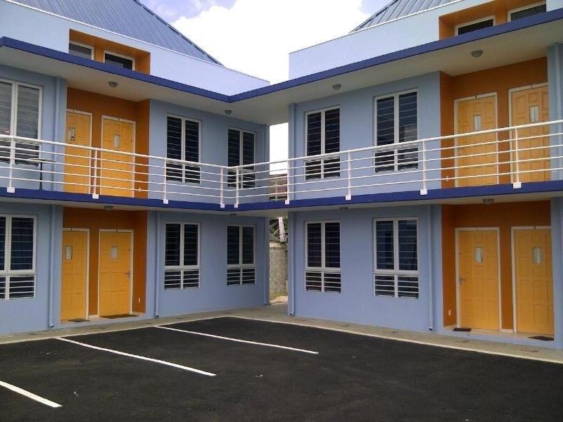 Budova, kde se aparthotel nachází