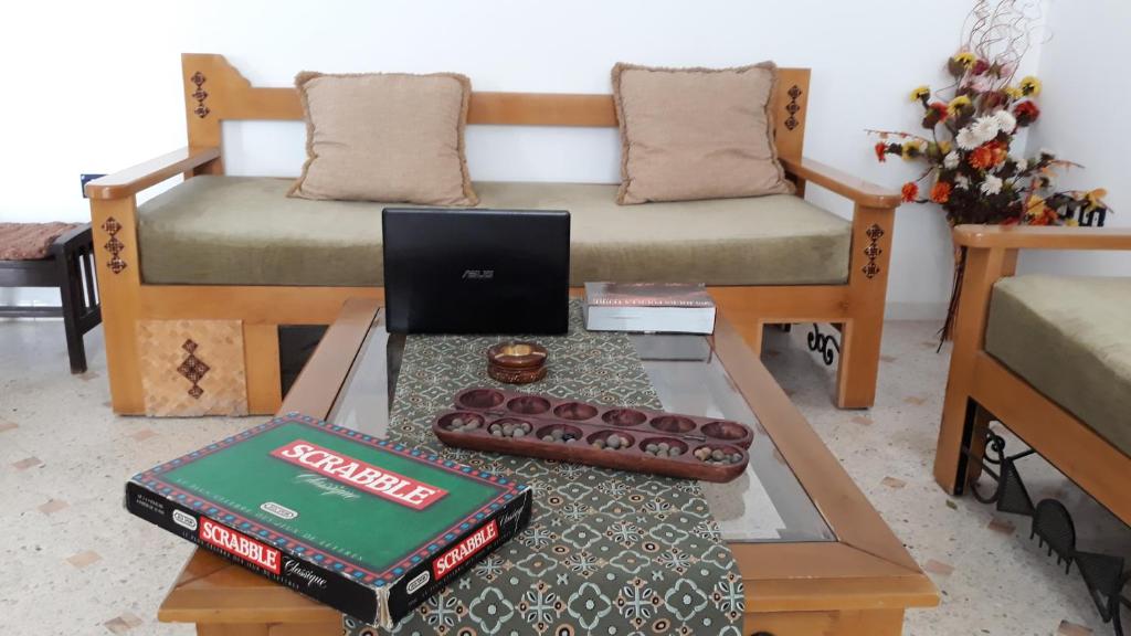 Posezení v ubytování Villa Bougainvillier