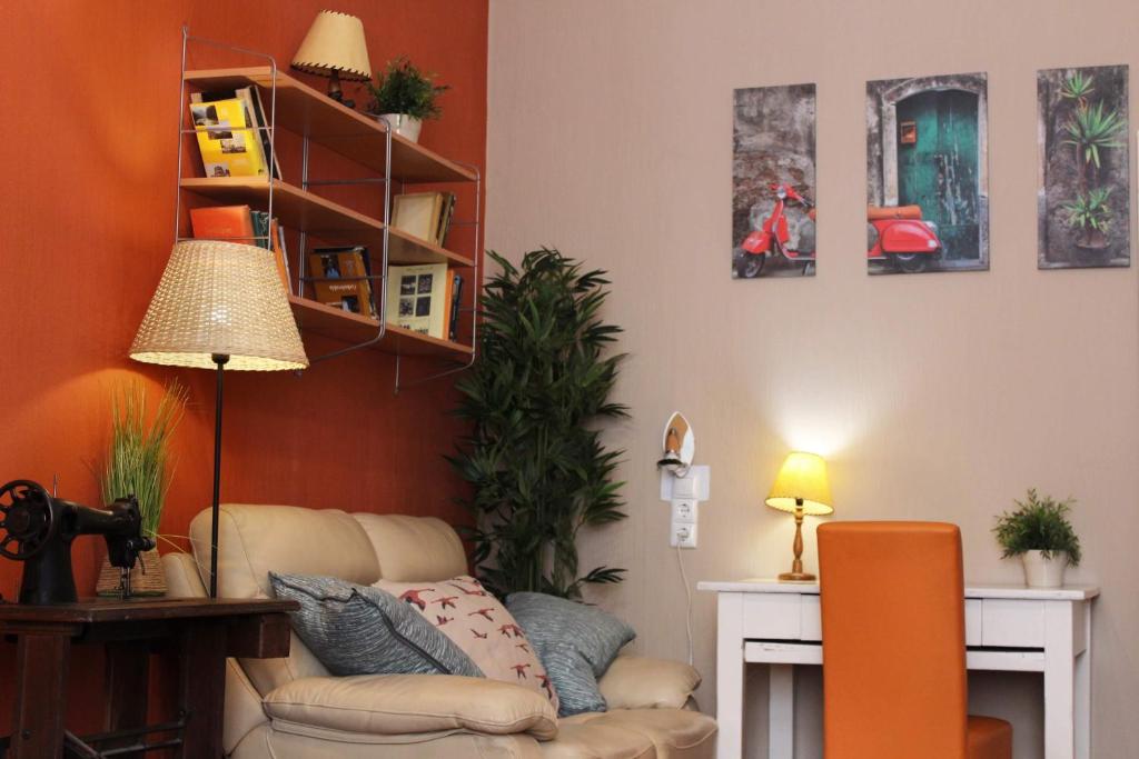 Posezení v ubytování Pesto Hostel