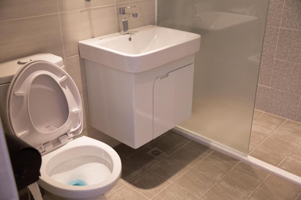 Koupelna v ubytování Foresweet B&B