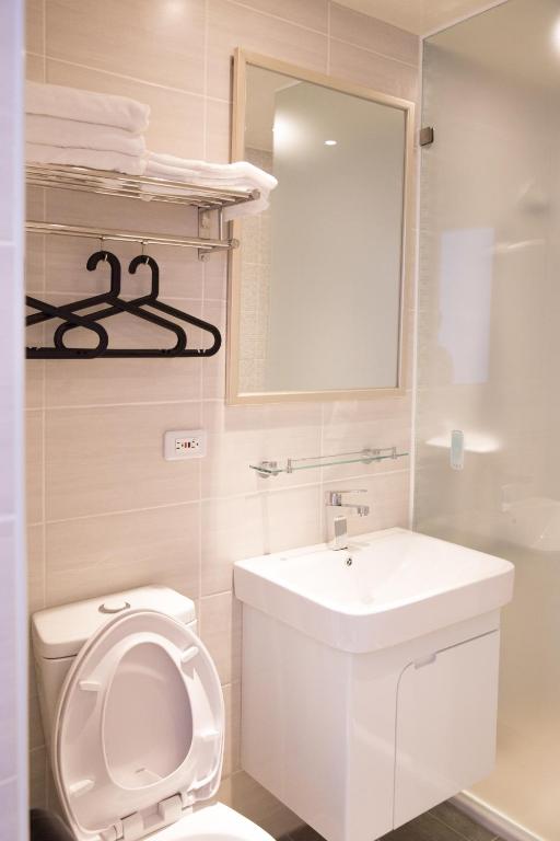 Koupelna v ubytování Foresweet B&B