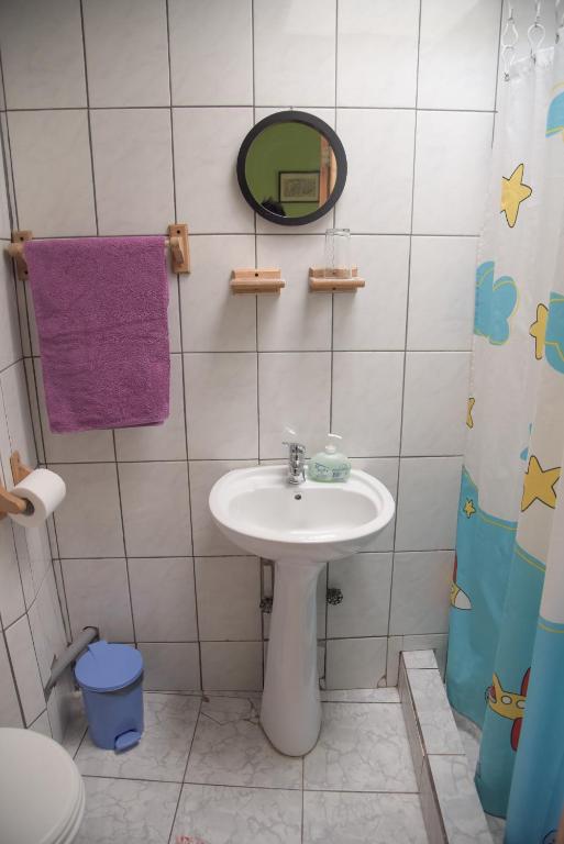 Koupelna v ubytování Hostal Sonchek