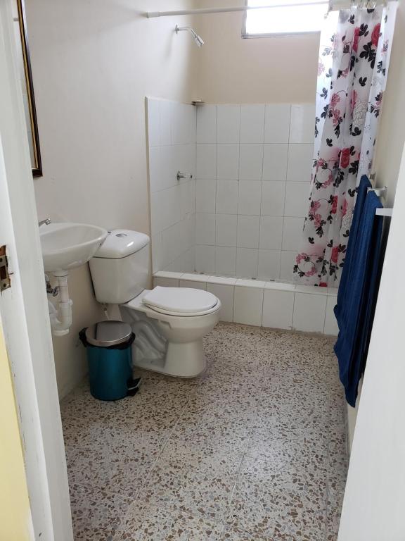 Koupelna v ubytování Hotel El Dorado