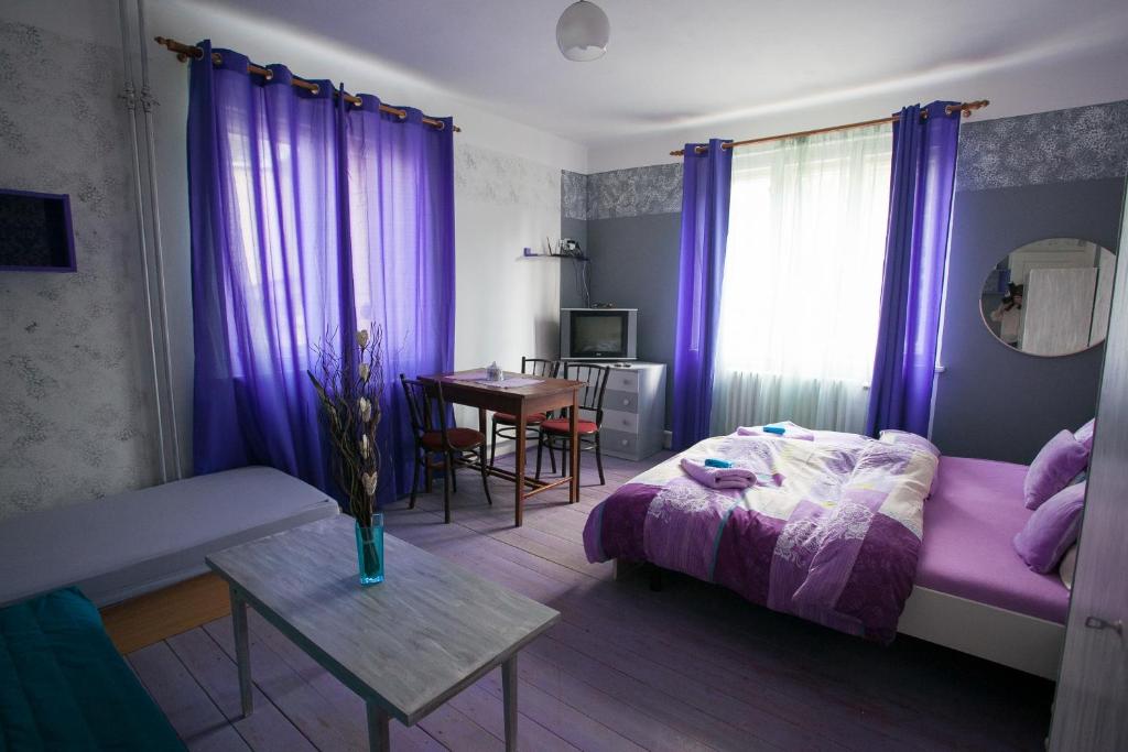 Postel nebo postele na pokoji v ubytování Vila Sazava