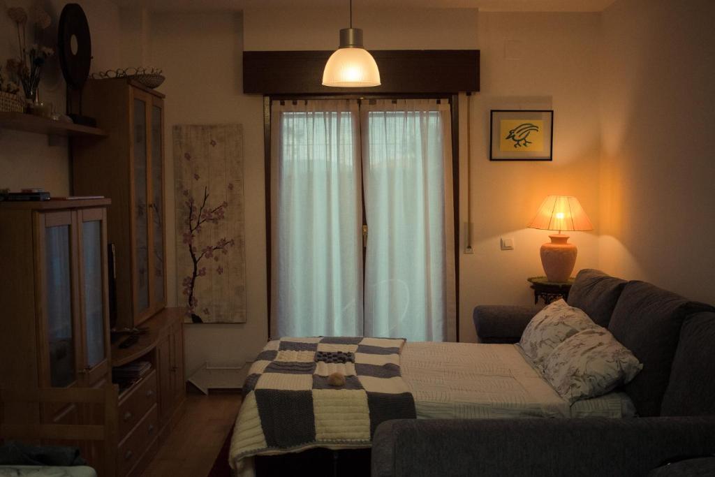 Ένα ή περισσότερα κρεβάτια σε δωμάτιο στο Casa Arboleda