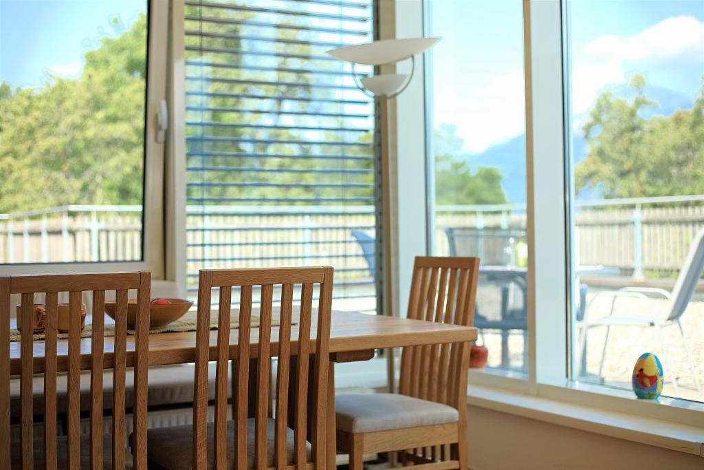 Balkón nebo terasa v ubytování Ferienwohnungen Gritzner