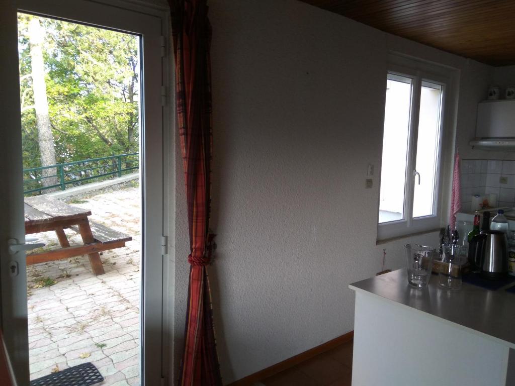 Nápoje v ubytování Grand F3 terrasse, vue