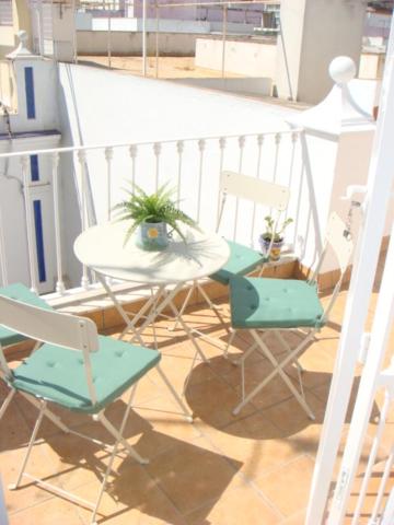 Balkon lub taras w obiekcie Atico Amistad