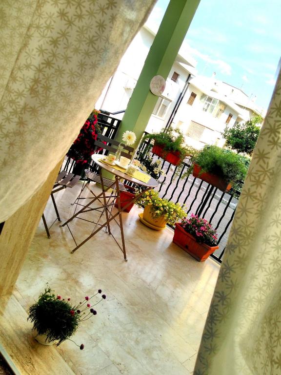 Balkón nebo terasa v ubytování B&B L'angolo fiorito