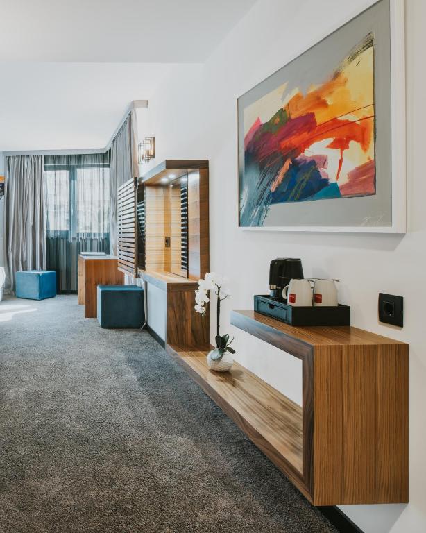 TV a/nebo společenská místnost v ubytování Boutique Hotel Ani - Adults Only