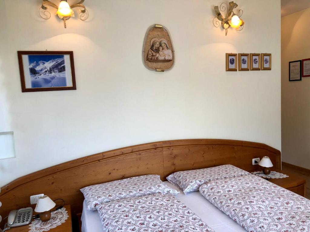 Postel nebo postele na pokoji v ubytování Stella Alpina
