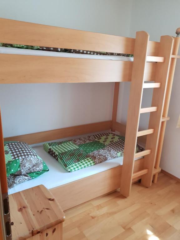 Postel nebo postele na pokoji v ubytování Appartement Gugganig