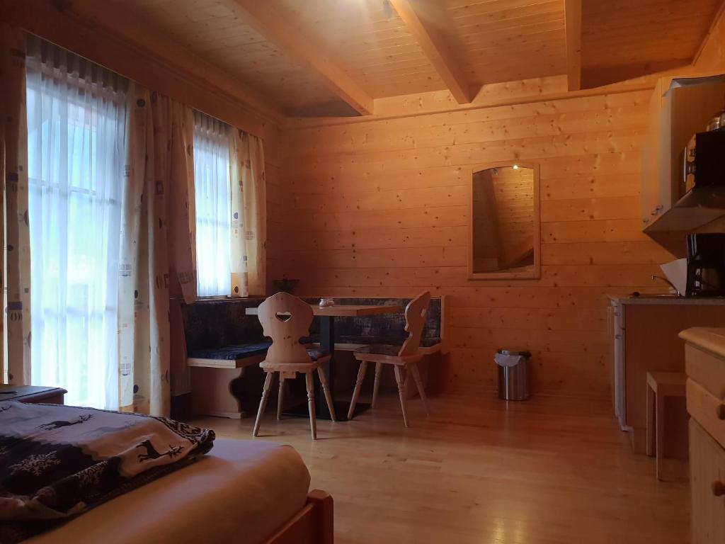 Posezení v ubytování Appartement Gugganig