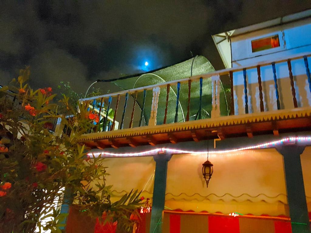 Balkón nebo terasa v ubytování Maison d'hôtes Cité Portugaise