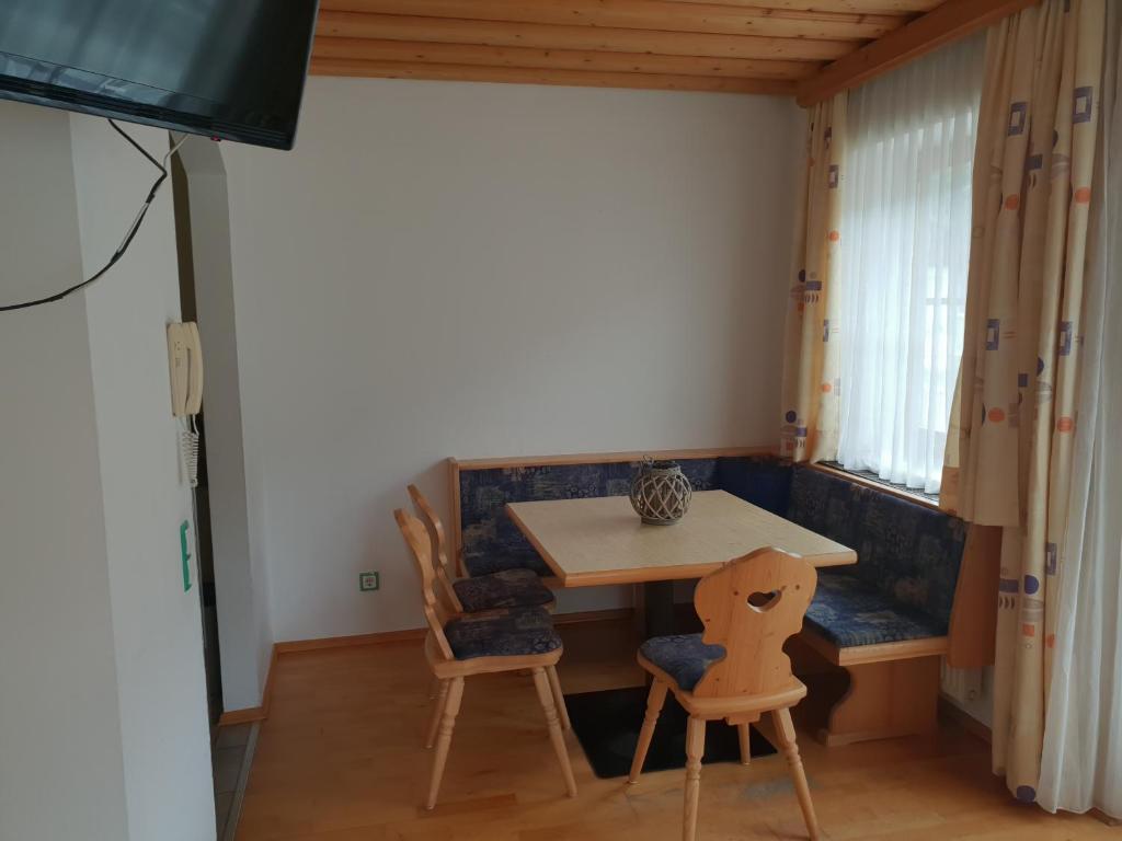 Posezení v ubytování Appartement Gugganig