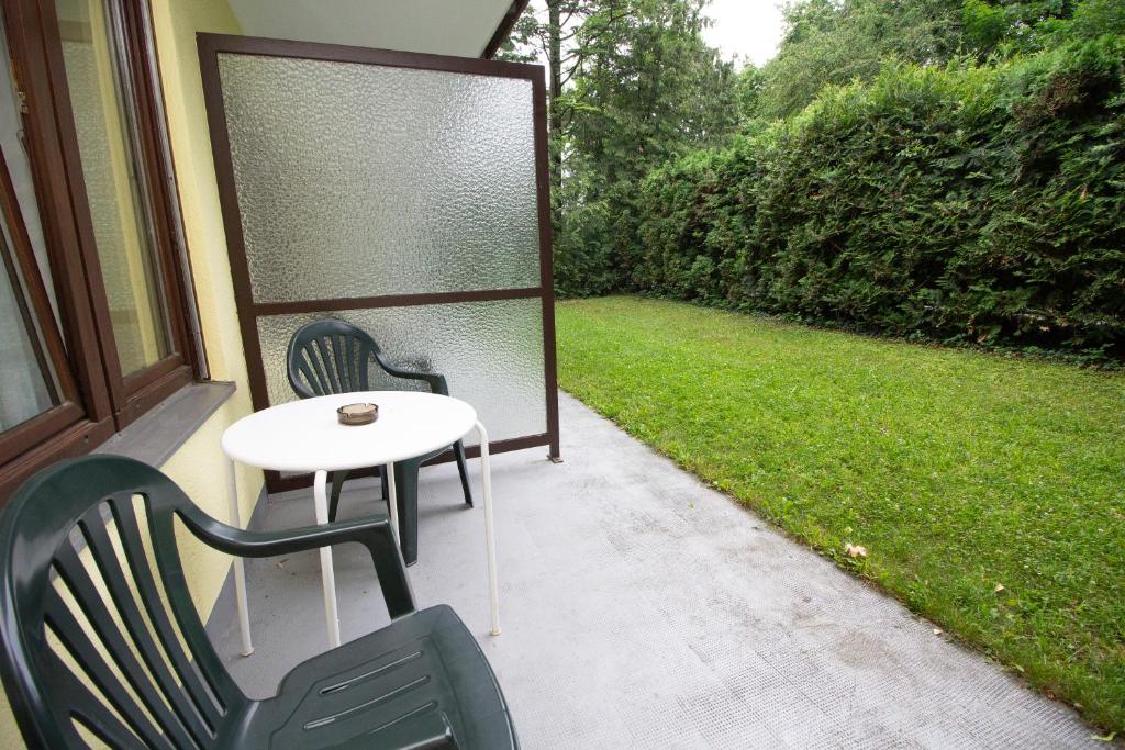 Zahrada ubytování Ahorn Hotel