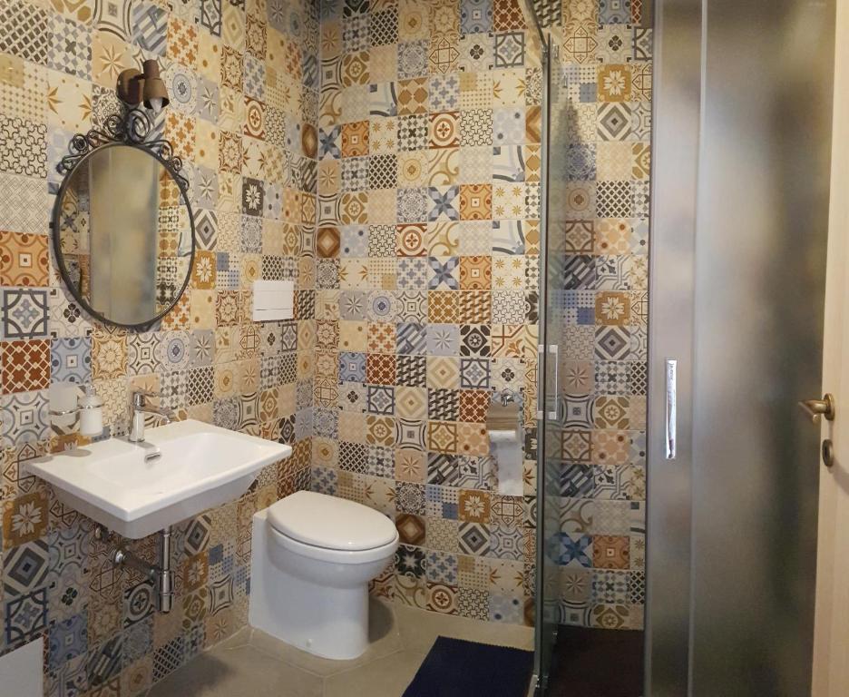 Koupelna v ubytování B&B Maricentro