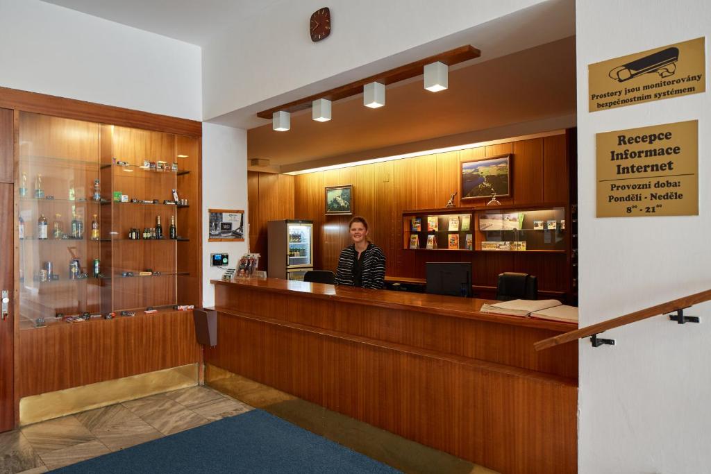 Vstupní hala nebo recepce v ubytování Hotel Medlov
