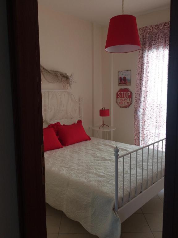 Postel nebo postele na pokoji v ubytování La casa allegra in rosso