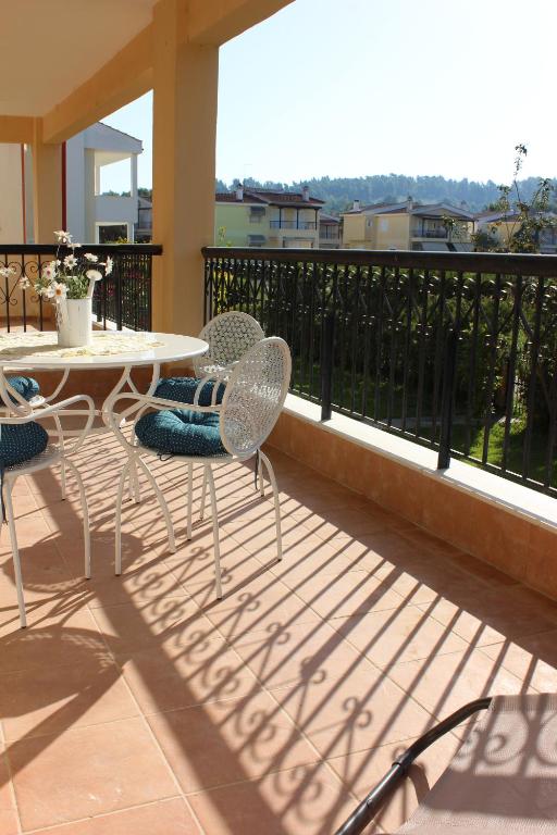 Balkón nebo terasa v ubytování La casa allegra in rosso