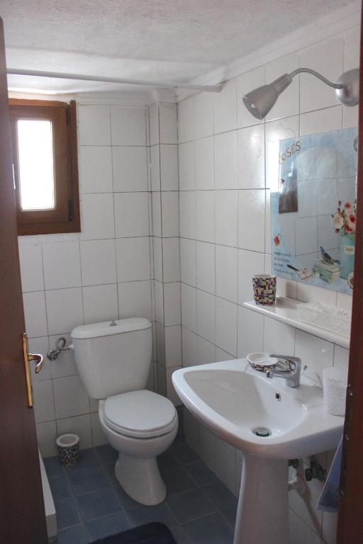 Koupelna v ubytování La casa allegra in rosso