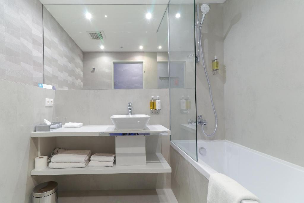 Kúpeľňa v ubytovaní Hotel Karpatia