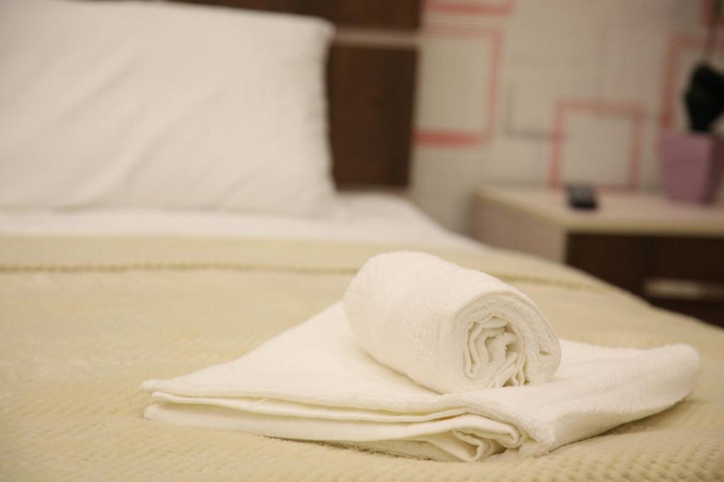 Postel nebo postele na pokoji v ubytování Hotel Felisa Gyumri