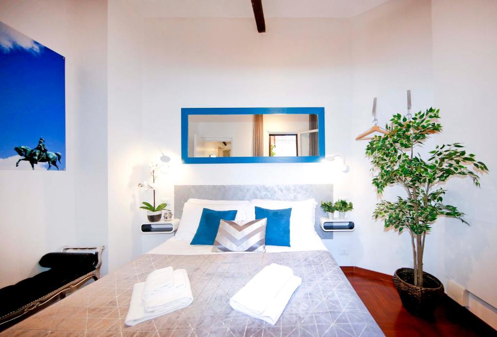 Posteľ alebo postele v izbe v ubytovaní Collection Spanish Steps Apartments - Top Collection