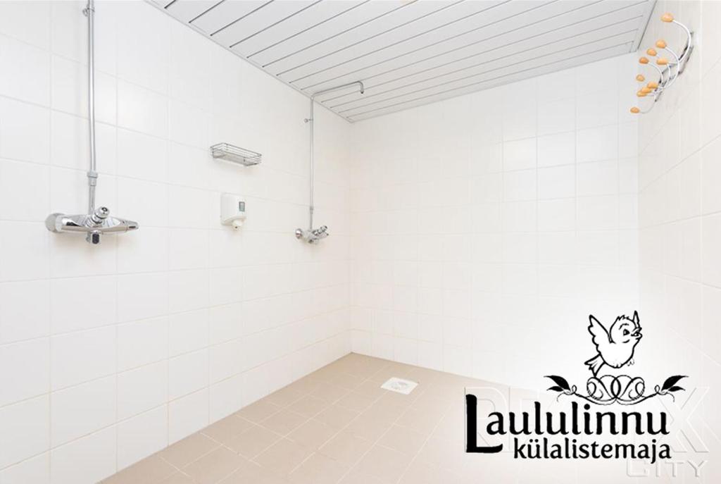 Koupelna v ubytování Laululinnu Guesthouse