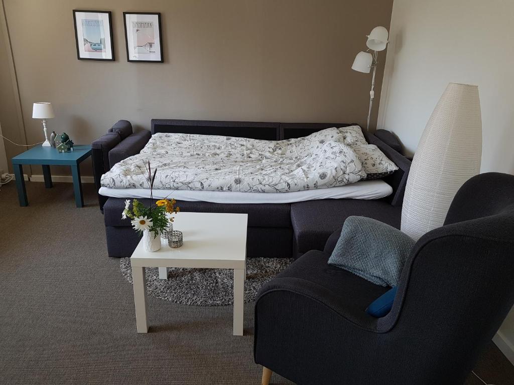 Postel nebo postele na pokoji v ubytování B&B Villa Filsø