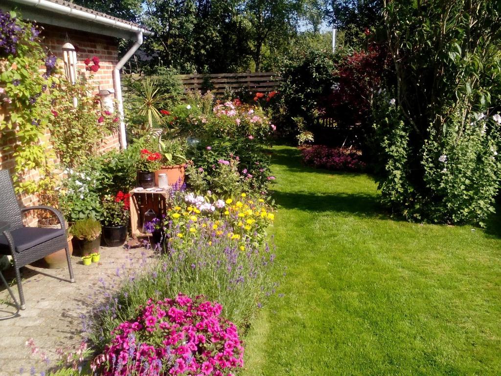 Zahrada ubytování B&B Villa Filsø