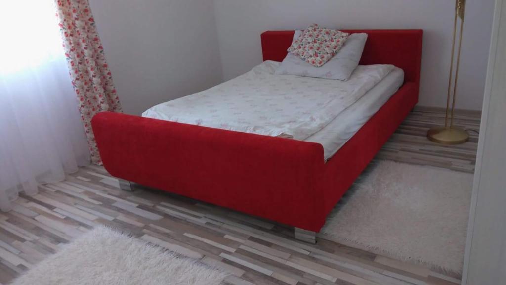Postel nebo postele na pokoji v ubytování Casa Sannicolau