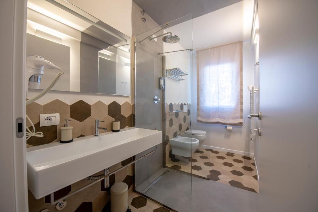Koupelna v ubytování Casa Ercoli B&B