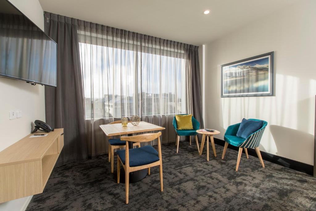 Posezení v ubytování Quest on Manchester Serviced Apartments