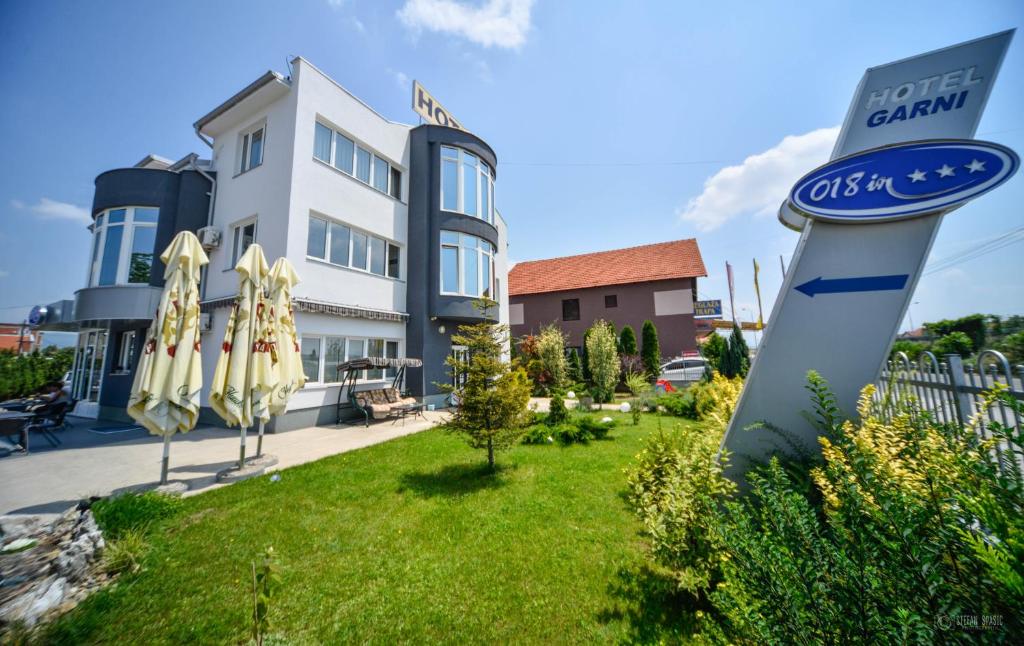 O edifício onde o hotel está situado