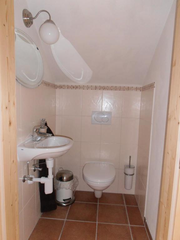 Koupelna v ubytování Ferienhaus Gaiswinkler