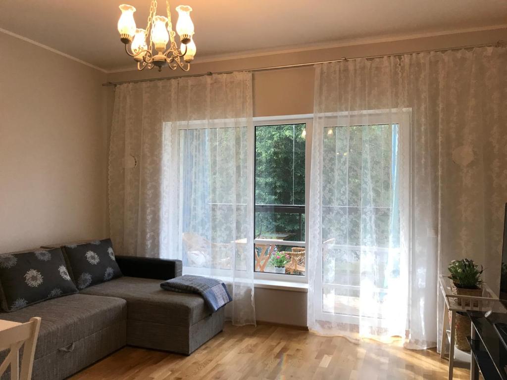 Posezení v ubytování Apartments in Vabaduse 72