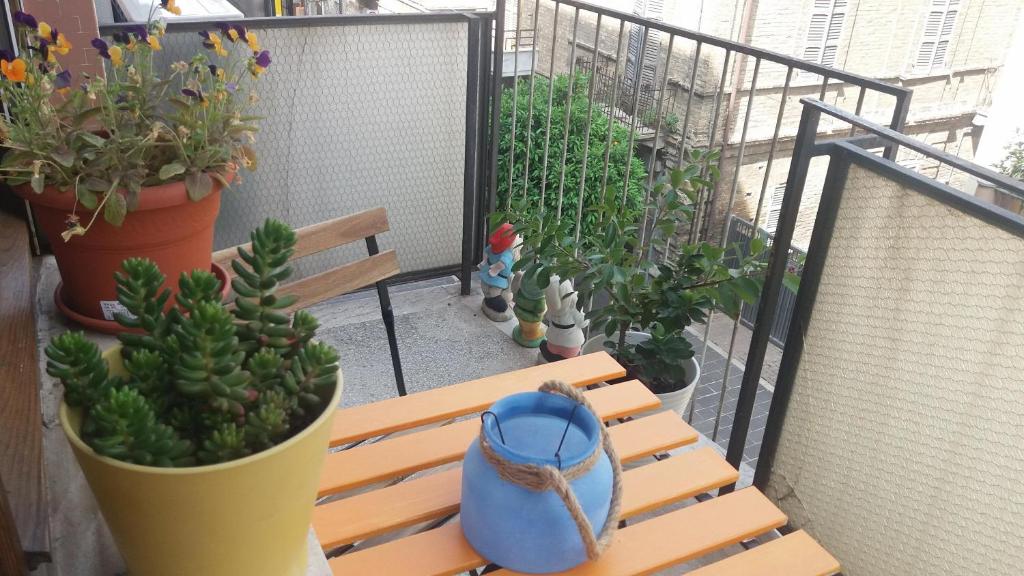 Balkón nebo terasa v ubytování Le stanze di Bruno