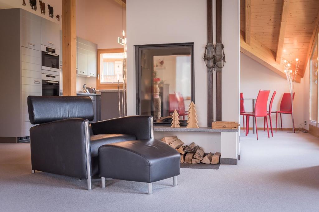 Istumisnurk majutusasutuses Chalet Fortuna 4 Penthouse