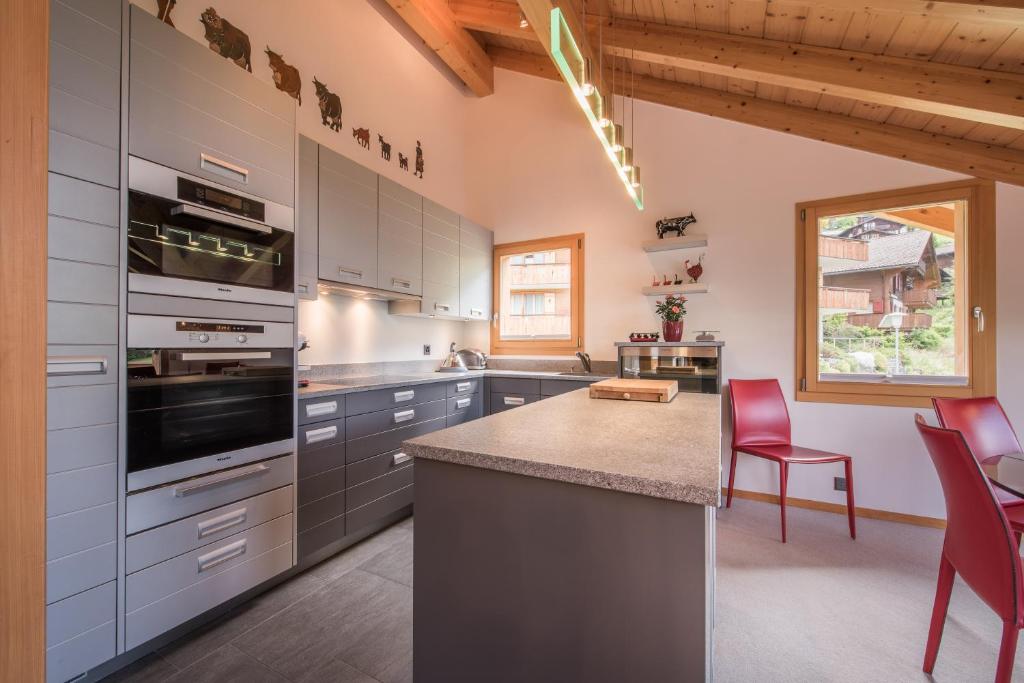 Köök või kööginurk majutusasutuses Chalet Fortuna 4 Penthouse