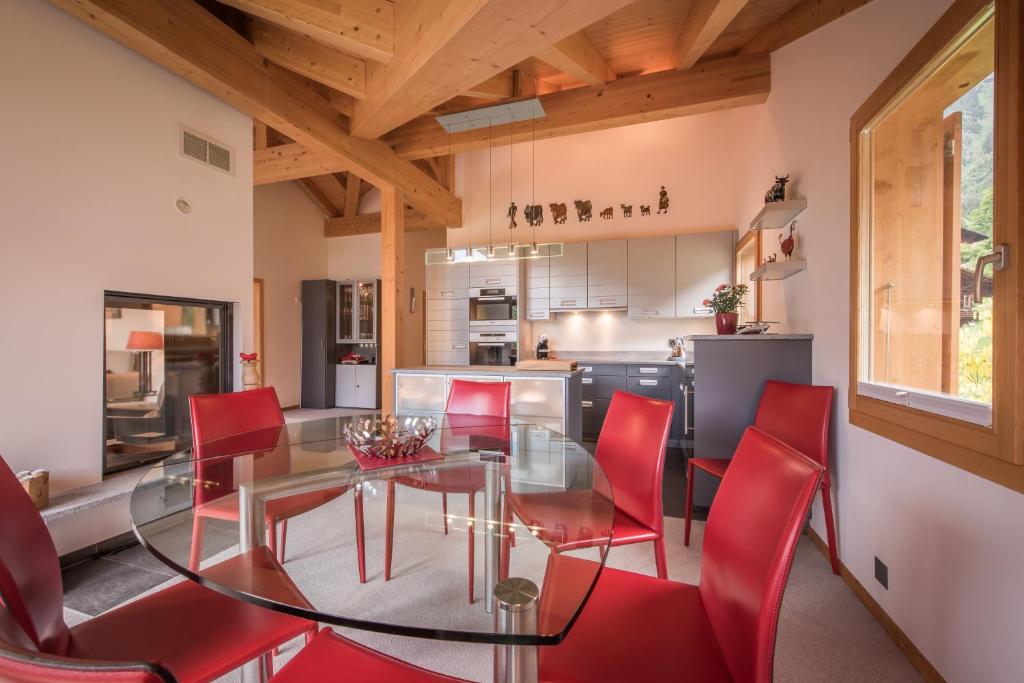 Istumisnurk majutusasutuses Chalet Fortuna 4 Penthouse