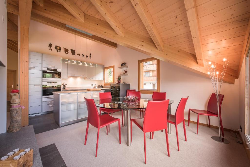 Köök või kööginurk majutusasutuses Chalet Fortuna 4 Penthouse
