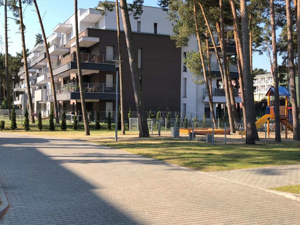 Budynek, w którym mieści się apartament