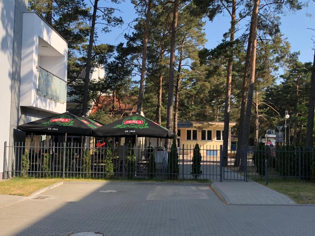 Budynek, w którym mieści się apartament