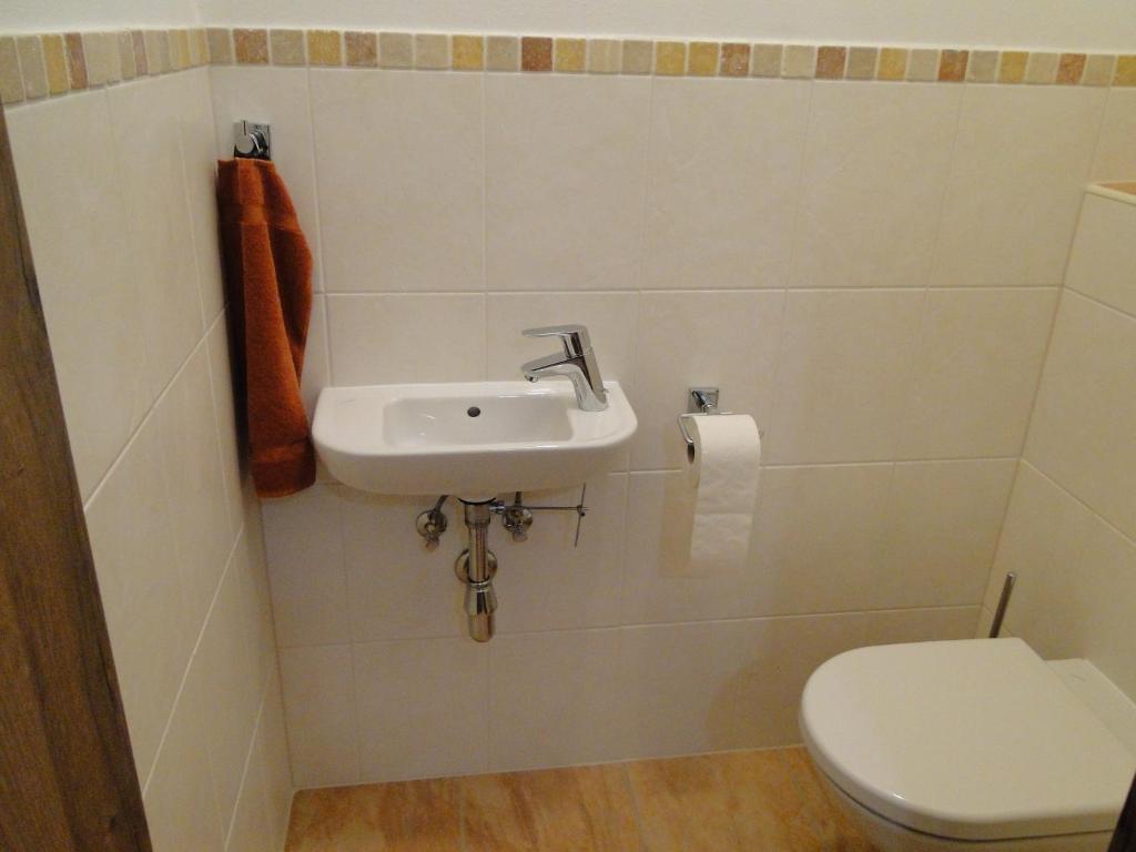 Kúpeľňa v ubytovaní Appartement Gipfelsturm
