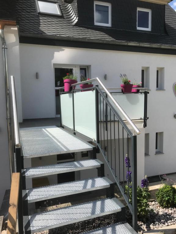 Balkón nebo terasa v ubytování La Maison Vintage
