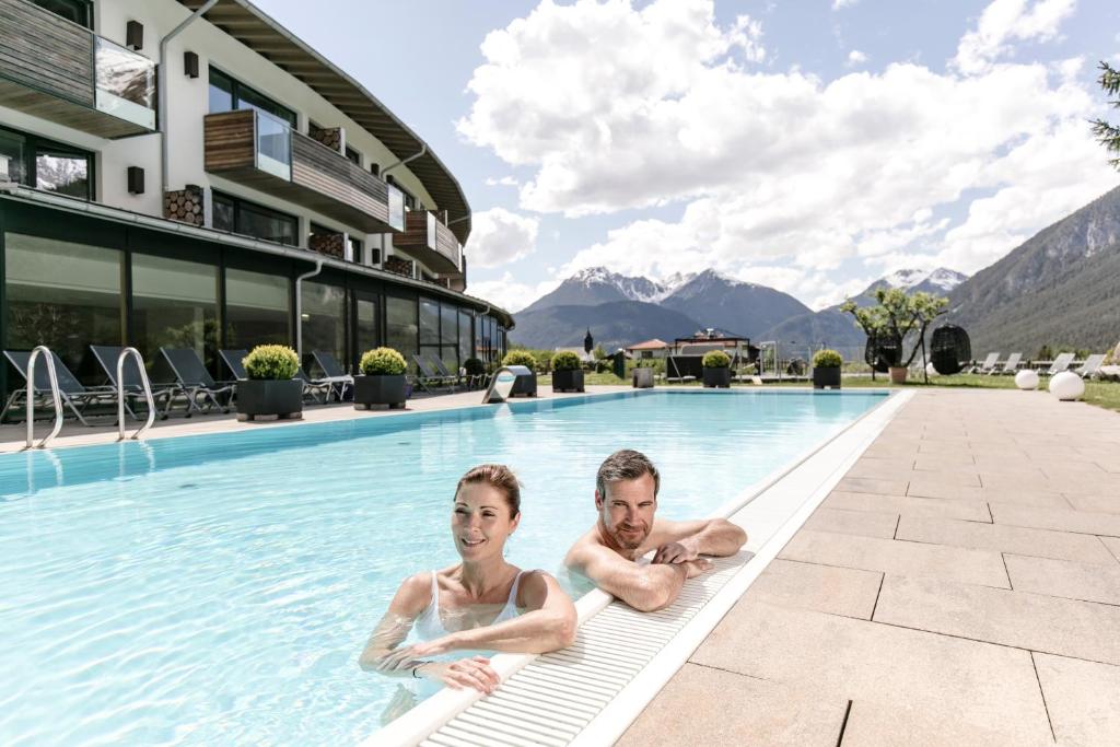 Bazén v ubytování Holzleiten - Bio Wellness Hotel nebo v jeho okolí