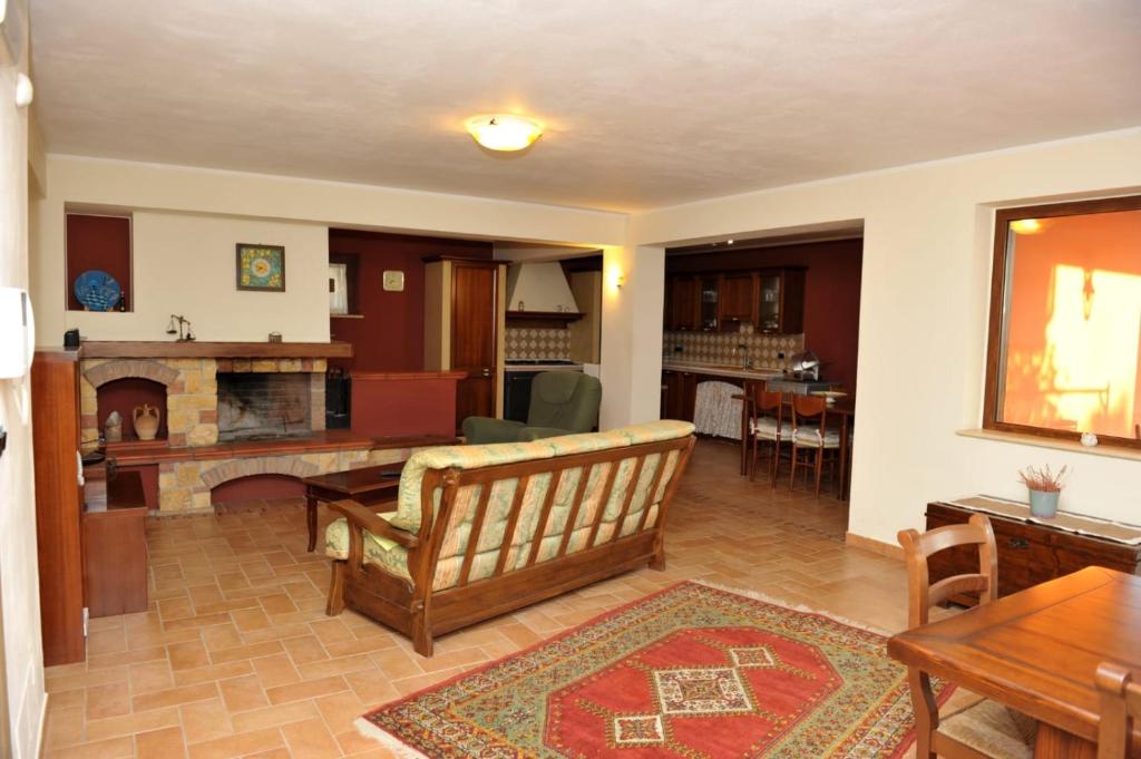 Posezení v ubytování Villa Laregina